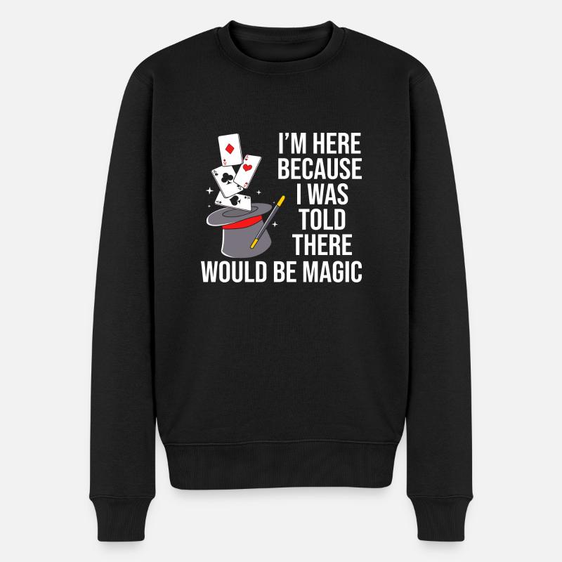 Sorcier - Pull Premium bio Homme - noir