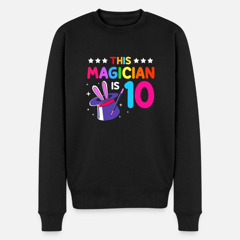 magicien magicien - Pull Premium bio Homme - noir