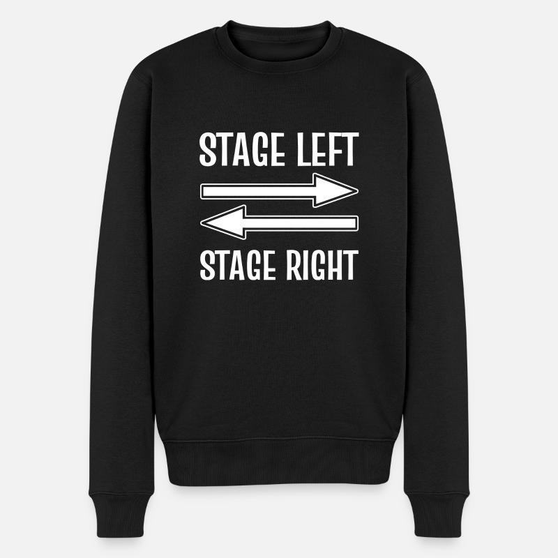 Theater - Männer Premium Bio Pullover - Schwarz