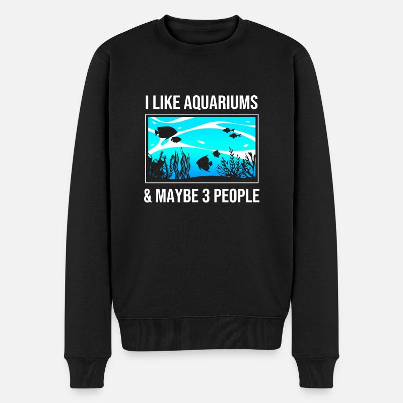 Aquariophile d’aquarium - Pull Premium bio Homme - noir