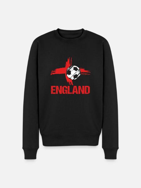 Angleterre Football - Pull Premium bio Homme - noir