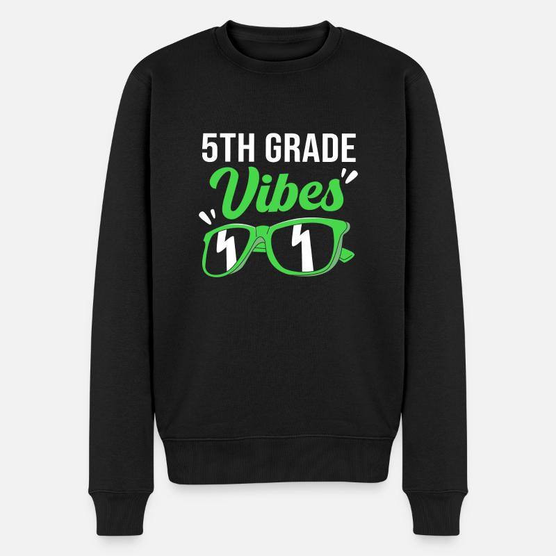 5. Klasse - Männer Premium Bio Pullover - Schwarz