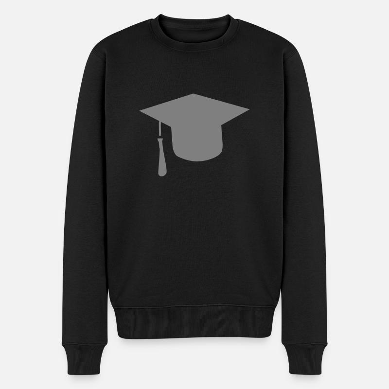 Hut - Männer Premium Bio Pullover - Schwarz