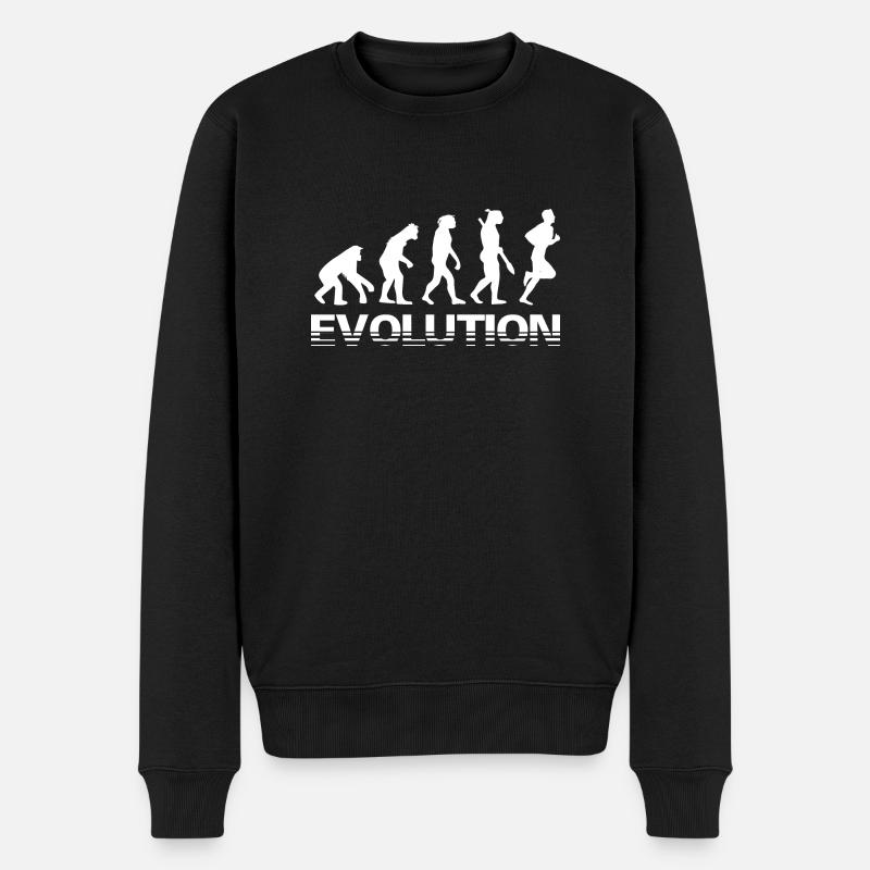 Courir Evolution Histoire Jogging - Pull Premium bio Homme - noir
