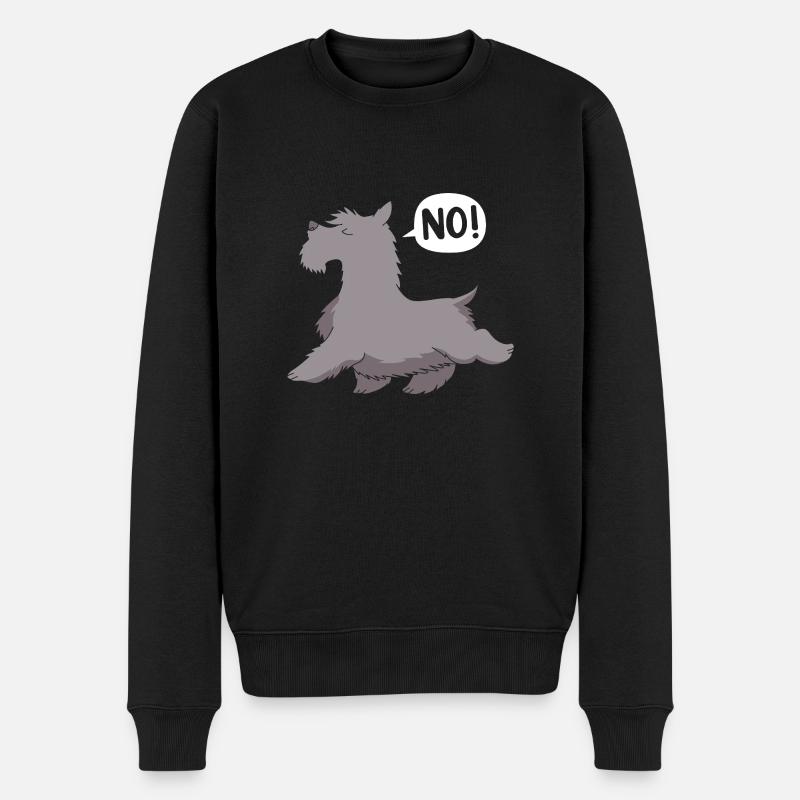 Terrier écossais - Pull Premium bio Homme - noir