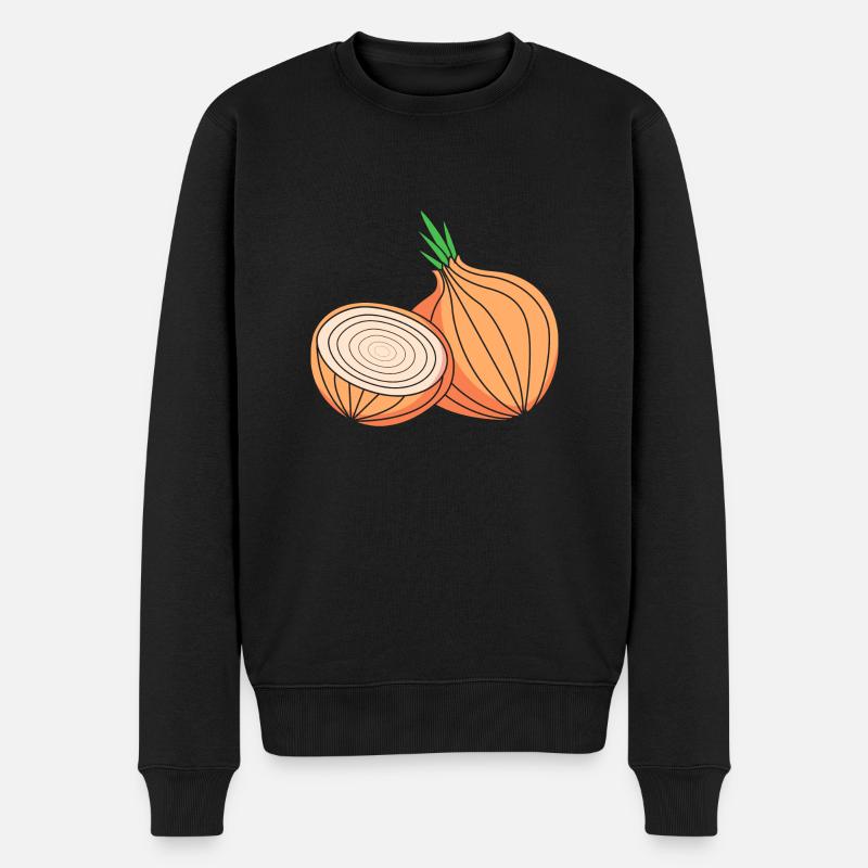 oignon - Pull Premium bio Homme - noir