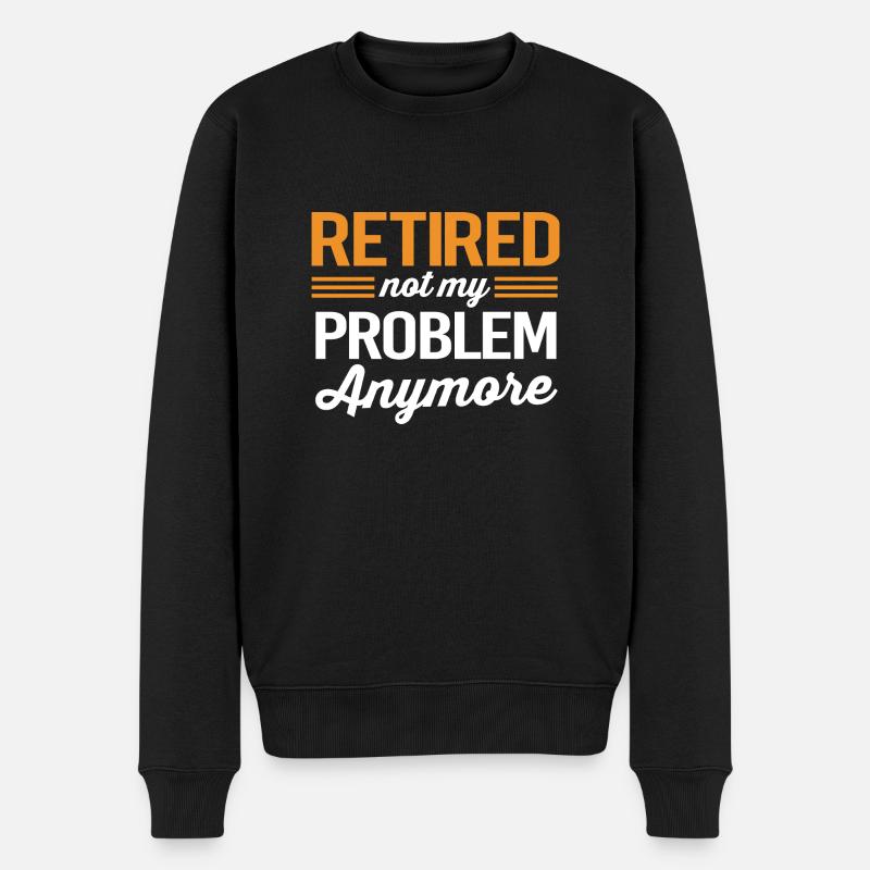 Retraité Retraité Retraité - Pull Premium bio Homme - noir