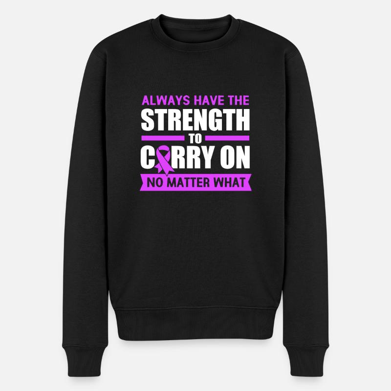 Autoimmunkrankheit - Männer Premium Bio Pullover - Schwarz