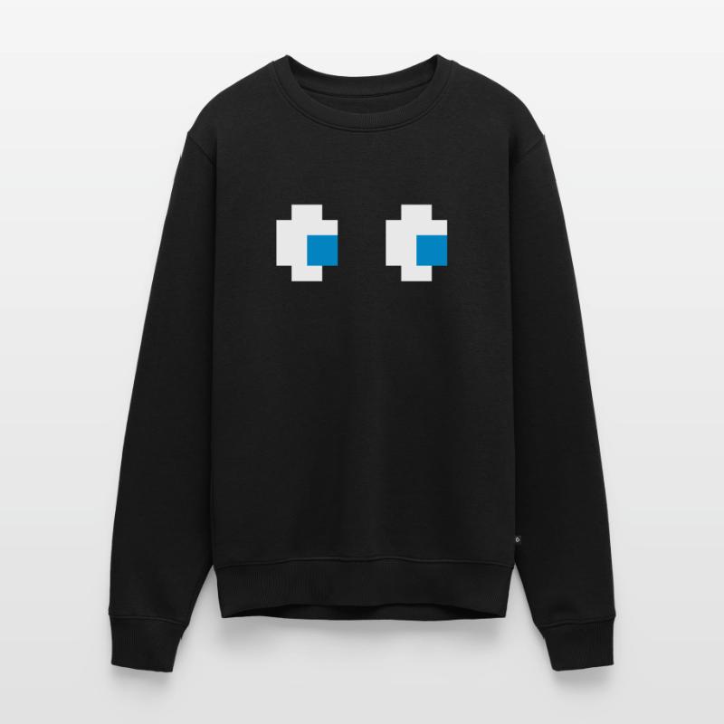 Ghost Eyes Ghost Eyes Comic Computer Game Console Men's Premium Organic Jumper