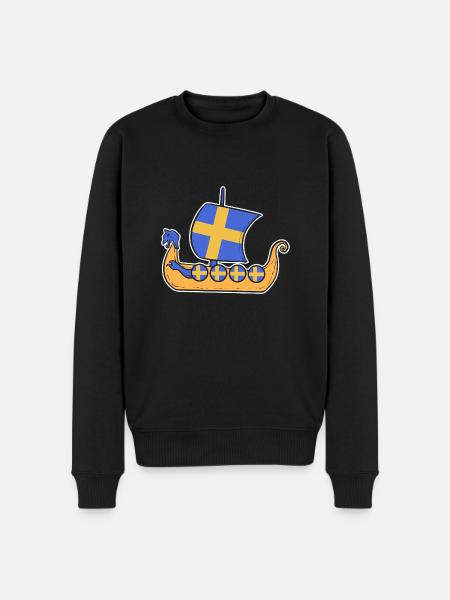 Sweden Swedish Viking Viking - Men's Premium Organic Jumper - black