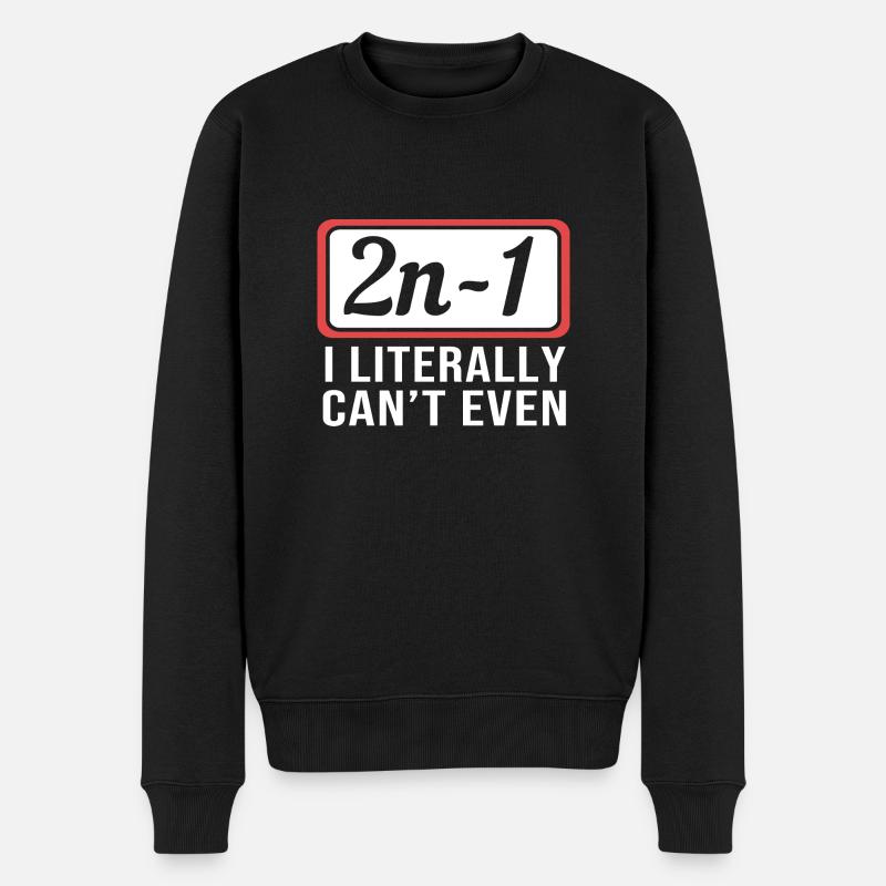 Mathematik - Männer Premium Bio Pullover - Schwarz