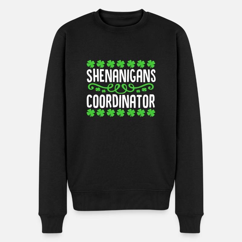 Shenanigan - Männer Premium Bio Pullover - Schwarz