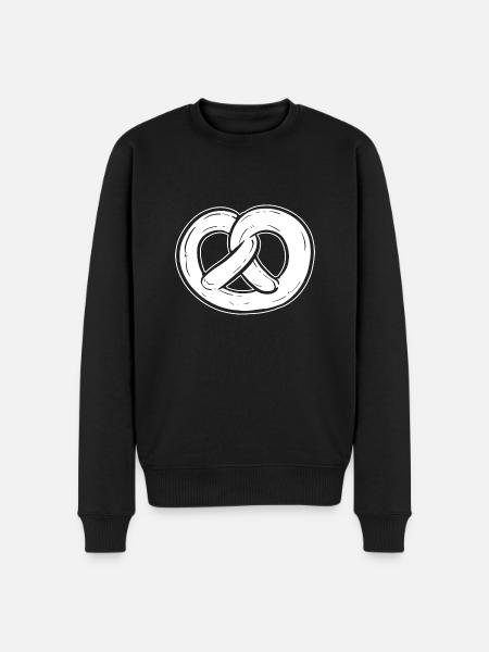 pretzel - Men's Premium Organic Jumper - black