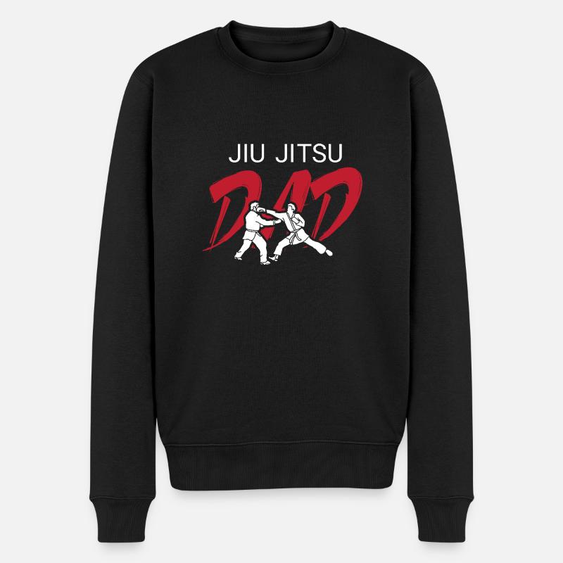 Jiu Jitsu Autodéfense - Pull Premium bio Homme - noir