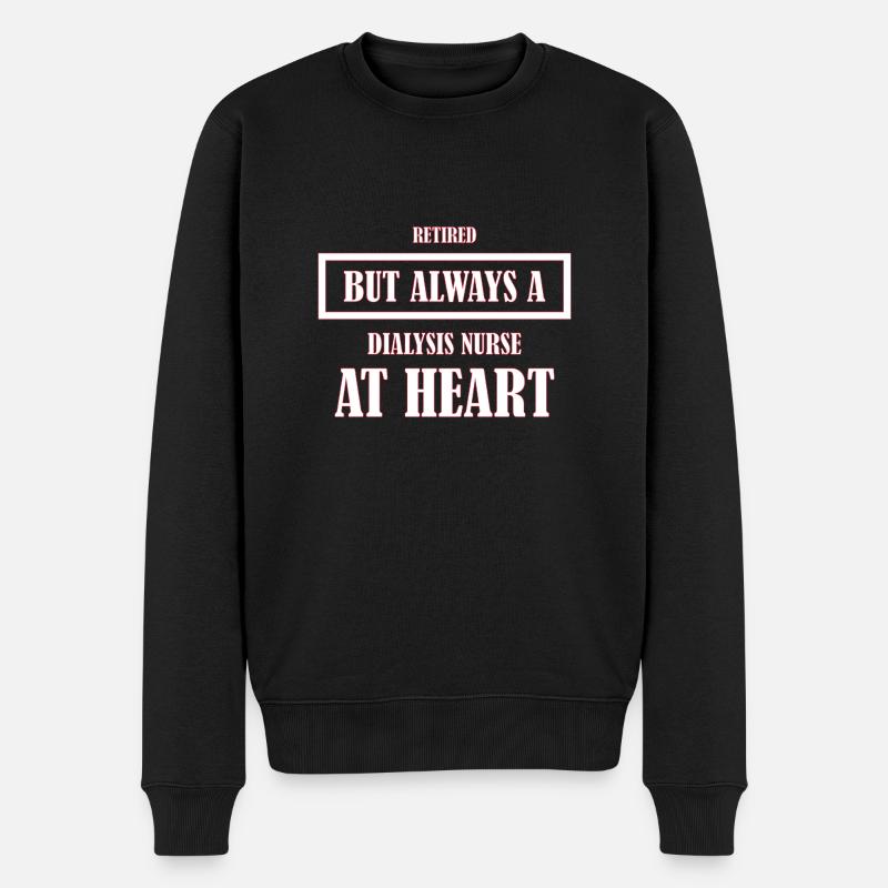 Infirmière en dialyse - Pull Premium bio Homme - noir