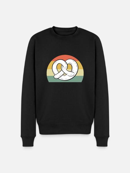 pretzel - Men's Premium Organic Jumper - black