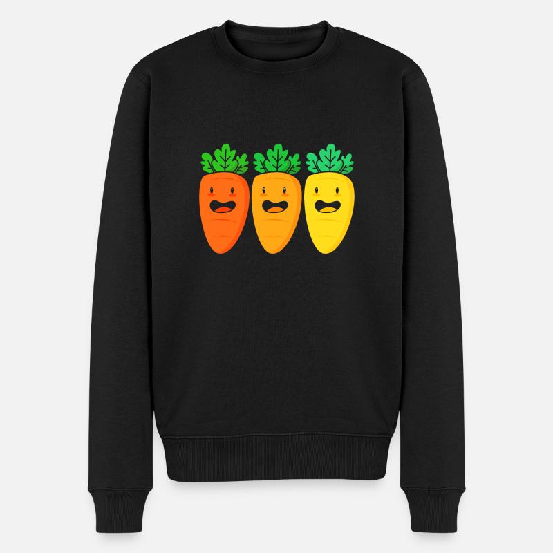Carottes Légumes - Pull Premium bio Homme - noir