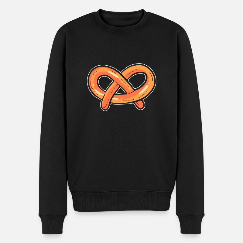 bretzel - Pull Premium bio Homme - noir