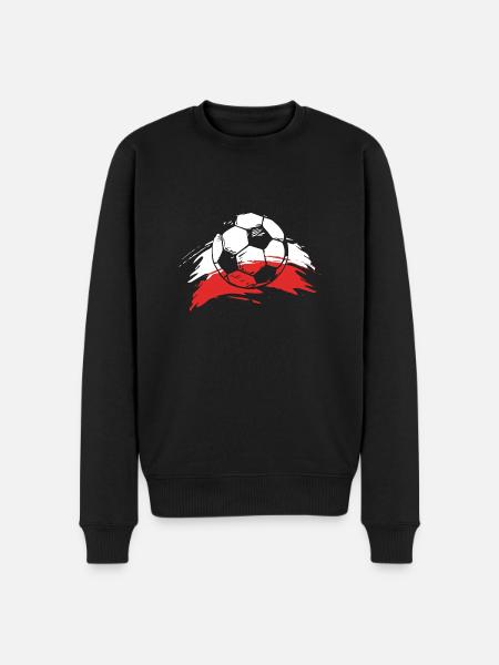 Poland Polish - Men's Premium Organic Jumper - black