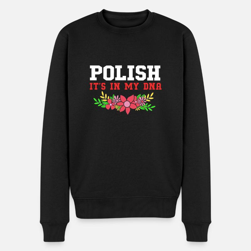 Pologne Polonais - Pull Premium bio Homme - noir