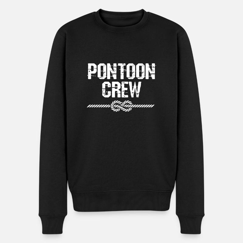 Bateau ponton Bateau Bateaux - Pull Premium bio Homme - noir