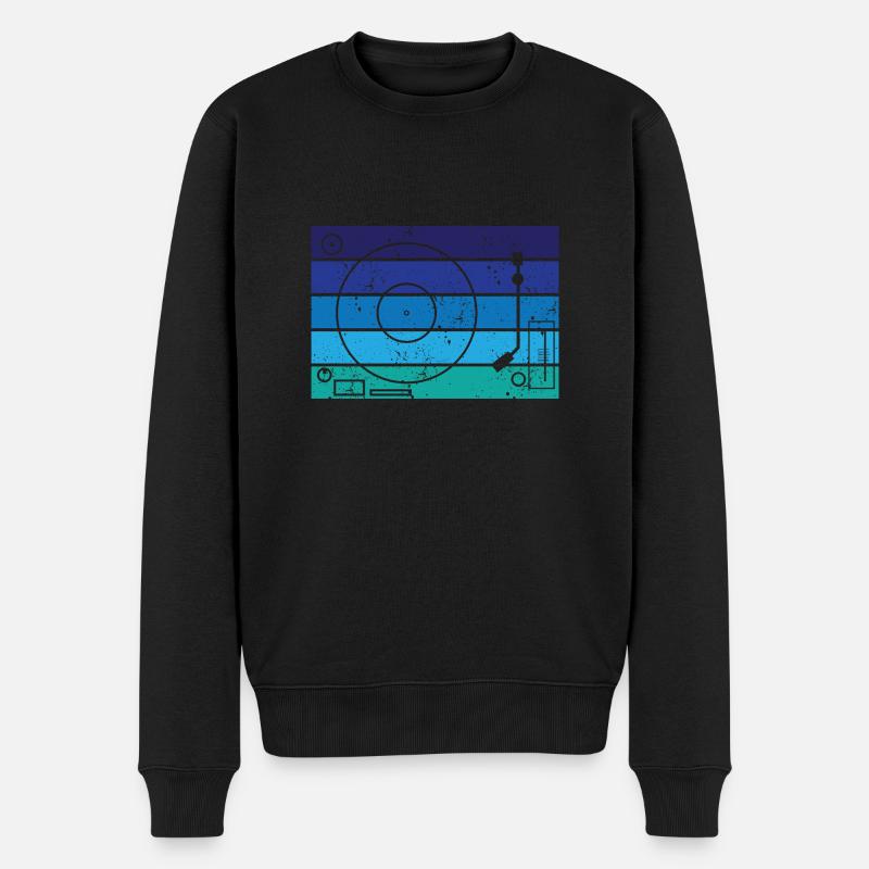 Vinyle - Pull Premium bio Homme - noir