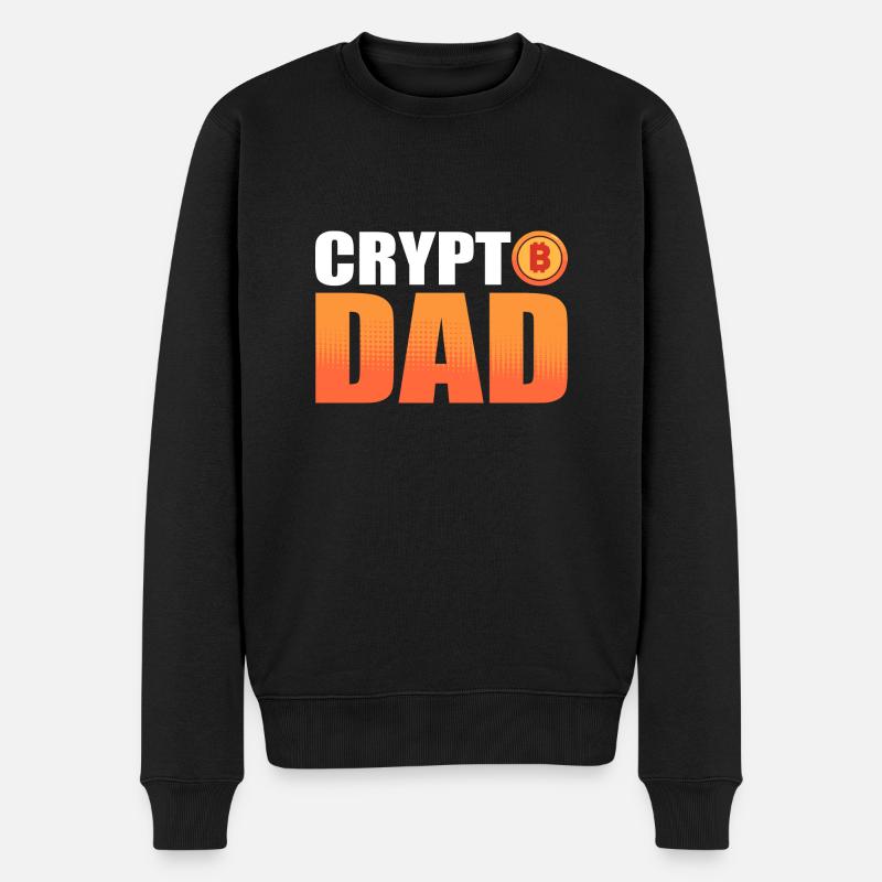 Le bitcoin - Pull Premium bio Homme - noir