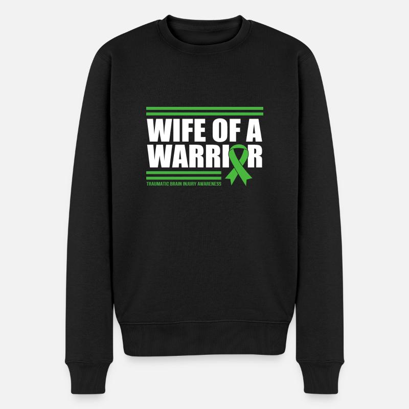 Schädel Hirn Trauma - Männer Premium Bio Pullover - Schwarz