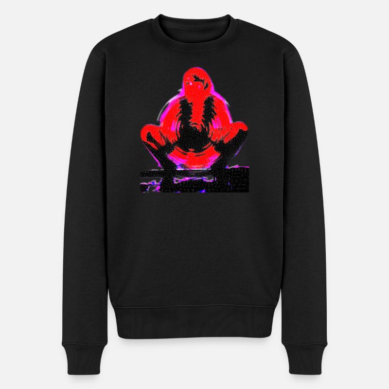 Rave Woman - Pull Premium bio Homme - noir