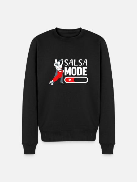 Salsa Dancer Dancer - Men's Premium Organic Jumper - black