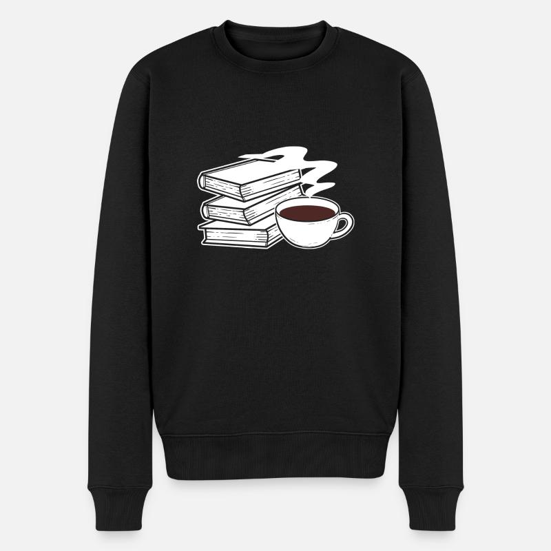 Auteur Coffee Book - Pull Premium bio Homme - noir