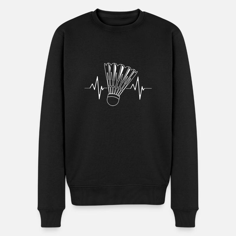 Badminton - Pull Premium bio Homme - noir