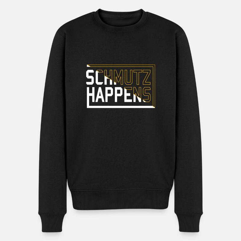 Chanukkah - Männer Premium Bio Pullover - Schwarz