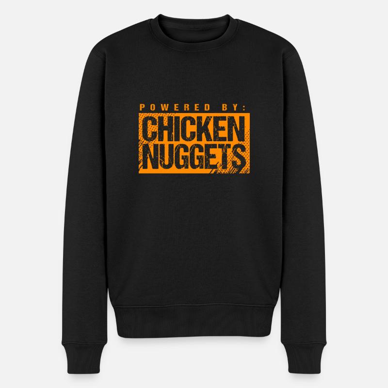 Nuggets de poulet - Pull Premium bio Homme - noir