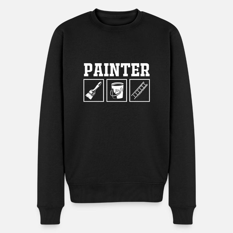 Peintre - Pull Premium bio Homme - noir
