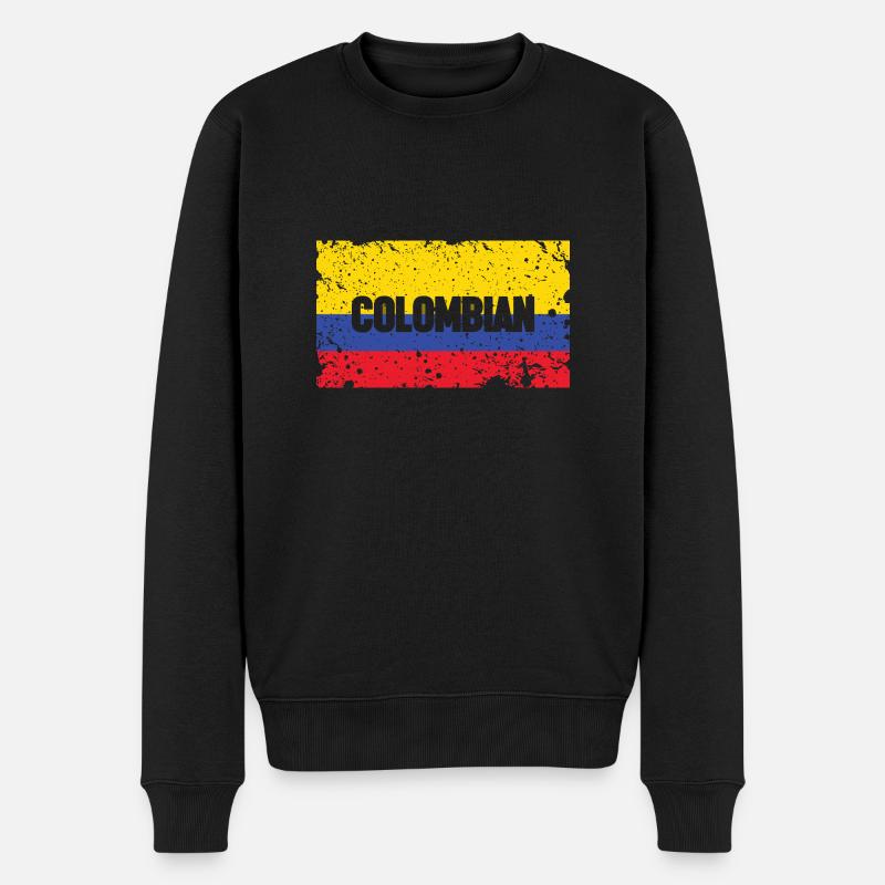 Colombie - Pull Premium bio Homme - noir