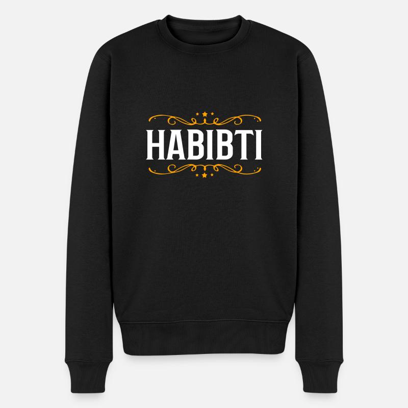 Habibi musulman - Pull Premium bio Homme - noir