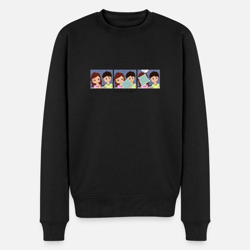 Vie de couple 1 - Pull Premium bio Homme - noir