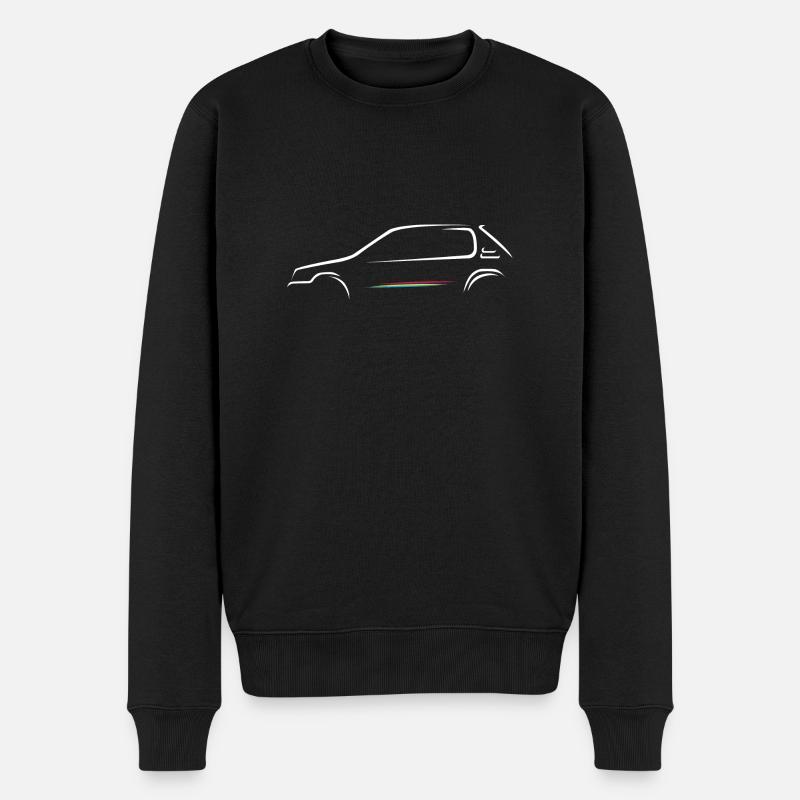 Esquisse 205 rallye - Pull Premium bio Homme - noir
