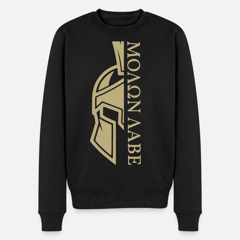 Molon Labe, viens le chercher ! - Pull Premium bio Homme - noir