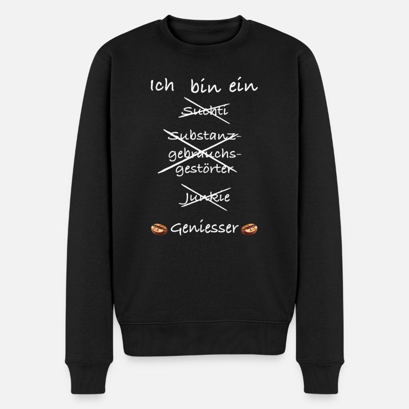 Cercle de connaisseurs, café - Pull Premium bio Homme - noir