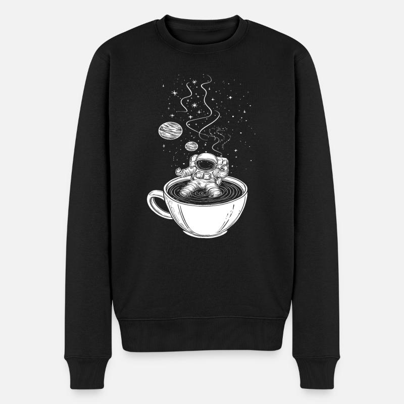 Space shuttle - Men's Premium Organic Jumper - black