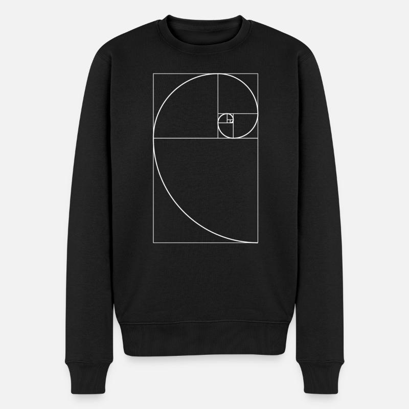 Spirale - Pull Premium bio Homme - noir