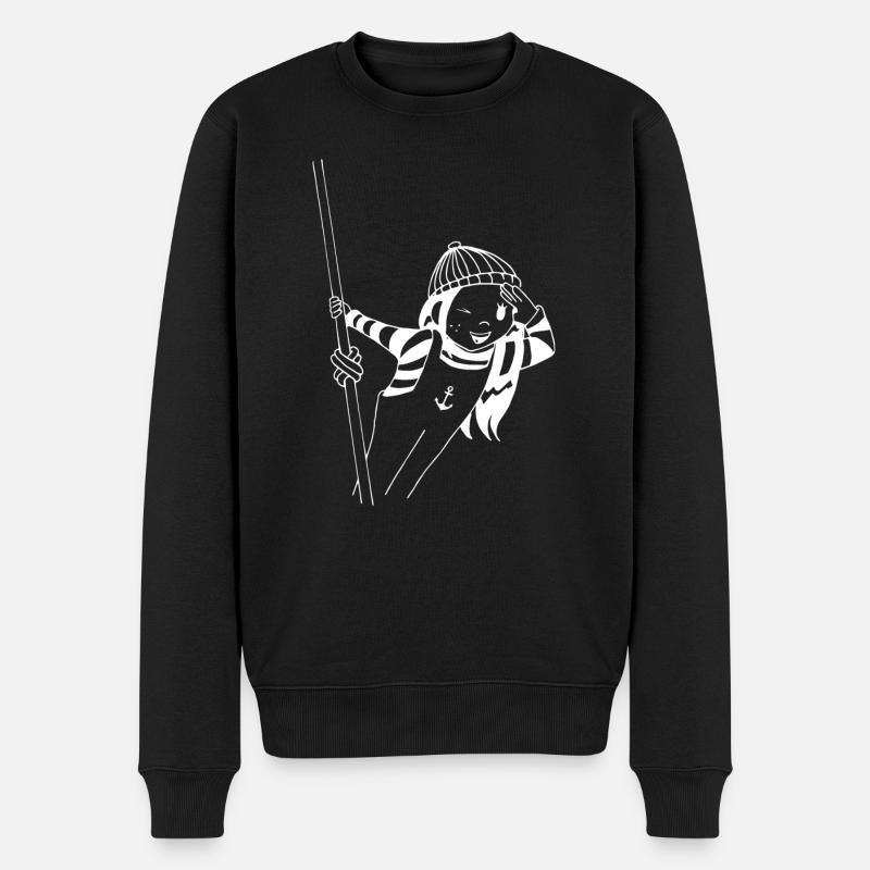 marin la fille - Pull Premium bio Homme - noir
