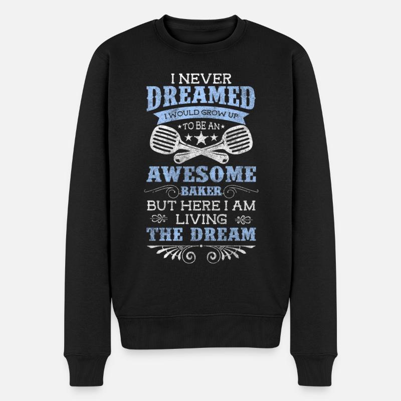 Profession de boulanger délicieux - Pull Premium bio Homme - noir