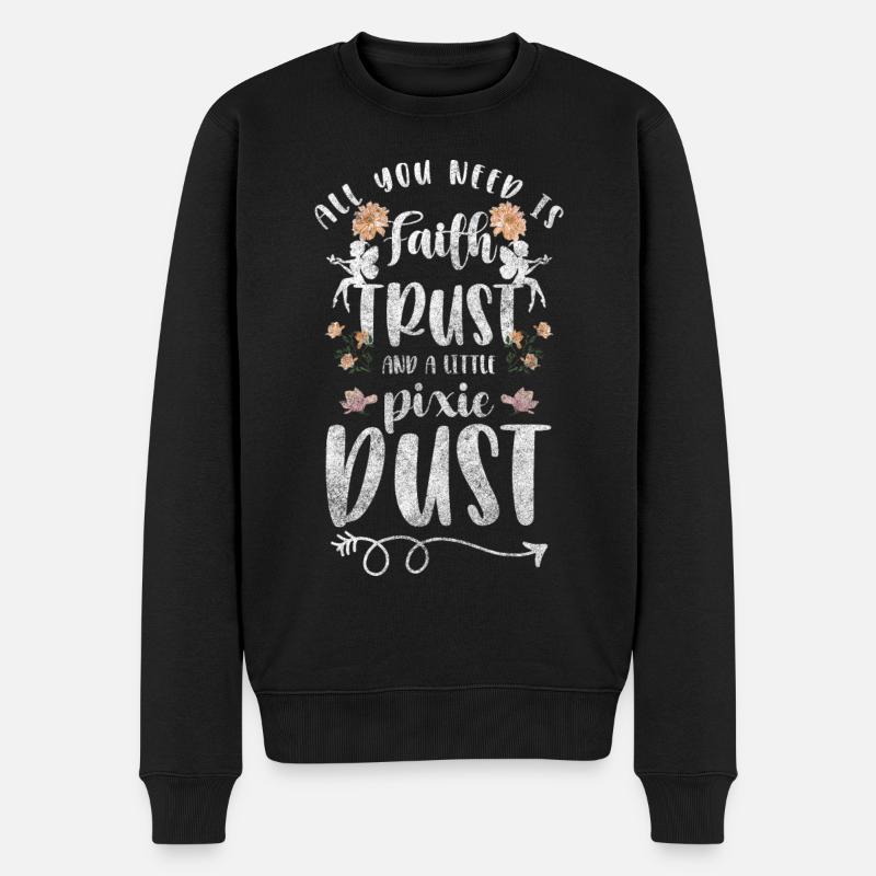 Fantasy Kids Princesse Fille - Pull Premium bio Homme - noir