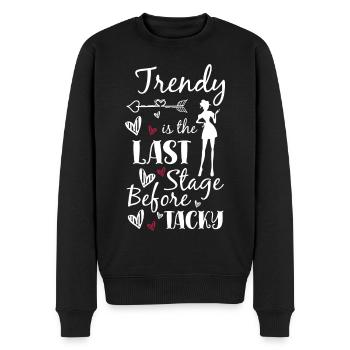 Modeliebhaber Einkaufen - Männer Premium Bio Pullover - Schwarz - Vorne - Nico (187cm)