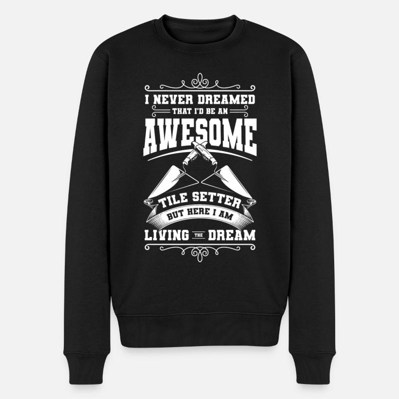 Formation Artisan Bâtiment DIY - Pull Premium bio Homme - noir