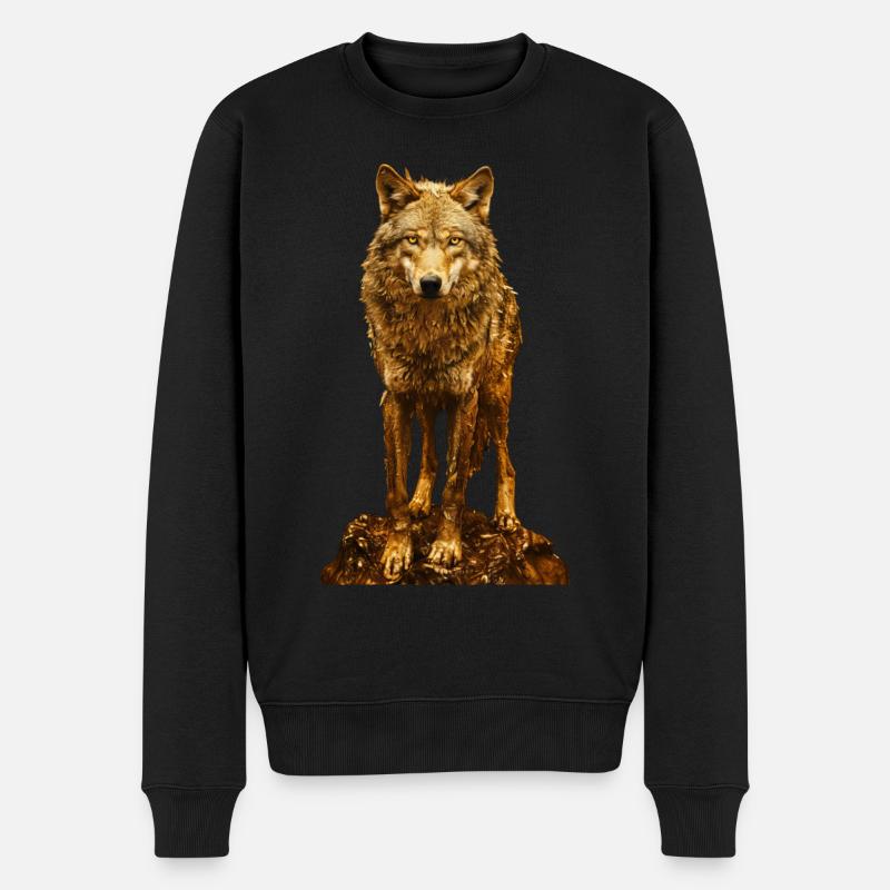 Loup - Pull Premium bio Homme - noir