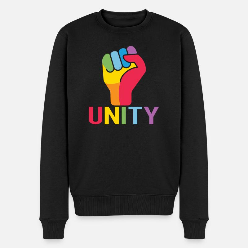 UNITÉ - Pull Premium bio Homme - noir